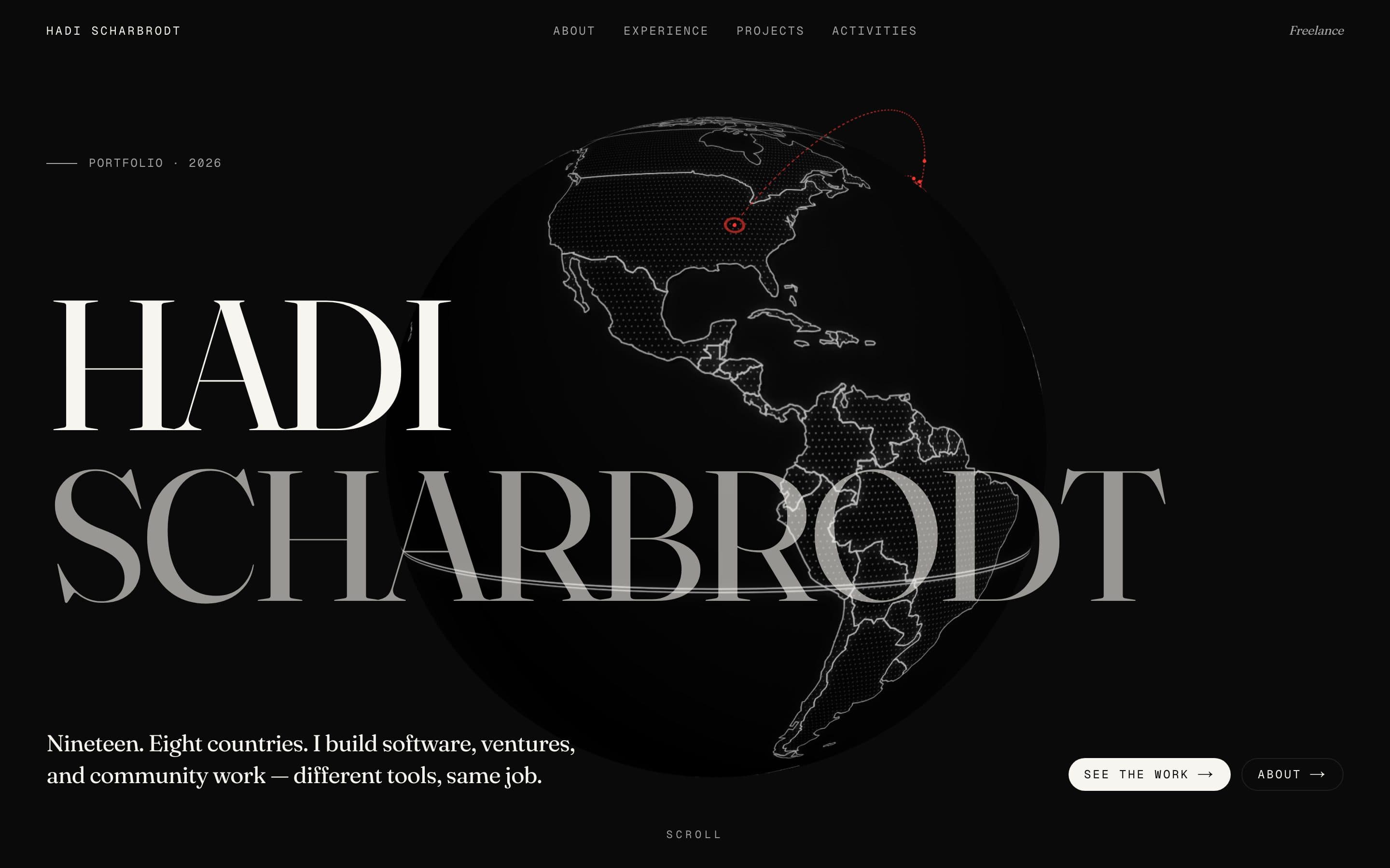 Hadi Scharbrodt website